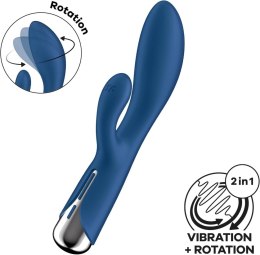 Wibrator obrotowy - Satisfyer Spinning Rabbit 1 Blue Satisfyer