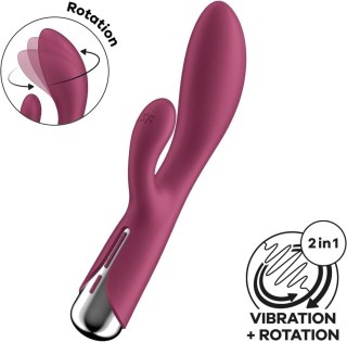 Wibrator obrotowy - Satisfyer Spinning Rabbit 1 Red Satisfyer