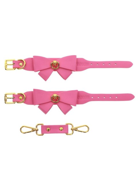 Kajdanki, mankiety na kostki - Ankle Cuffs Set Pink