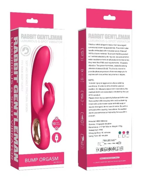 Wibrator Królik - Rabbit vibrator PINK B - series Cute