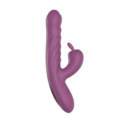 Wibrator Królik z funkcją podgrzewania - Rabbit vibrator PURPLE B - series Cute