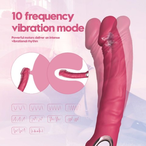 Realistyczny Wibrator - Realistic Vibrator PINK B - series Cute