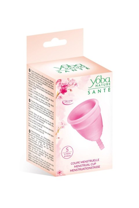 Kubeczek Menstruacyjny - MENSTRUAL CUP PINK S (Size: T1) Yoba