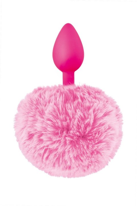 Korek Analny z króliczym ogonkiem - PINK POMPOM ANAL PLUG Sweet Caress