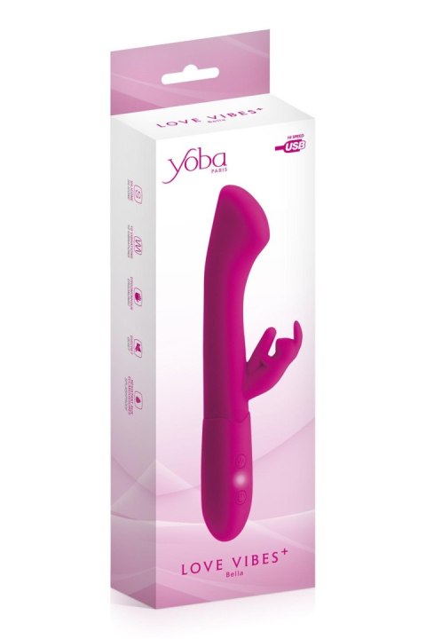 Wibrator Królik - RABBIT YOBA + BELLA RABBIT USB VIBRATOR Yoba