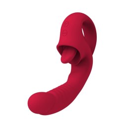 Rouge Velvet - Mini G-Spot + Licking Vibrator Rouge Velvet