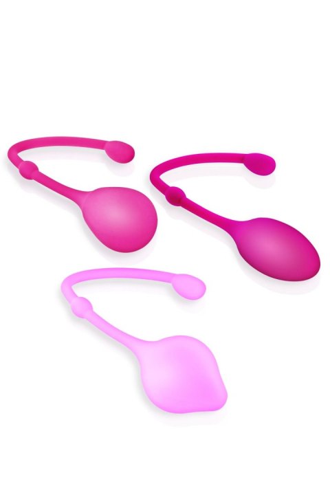 Zestaw kulek na mięśnie Kegla - SET 3 STAGE KEGEL BALL PINK Yoba