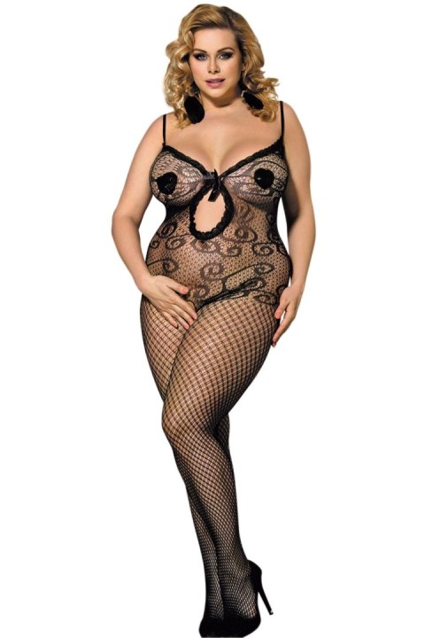 Bodystocking XL - SUIT H31041P BLACK XL (Size: XL) Paris Hollywood