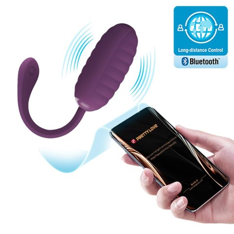 Wibrujace Jajko - CASPER Purple 12 vibration functions Mobile APP remote control Pretty Love