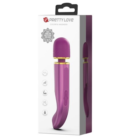 Wibrator, Masażer - Colorful Massager, 7 vibration functions 5 levels of speed control Pretty Love