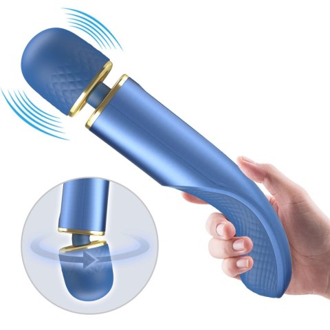 Wibrator, Masażer - Colorful Massager Blue, 7 vibration functions 5 levels of speed control Pretty Love