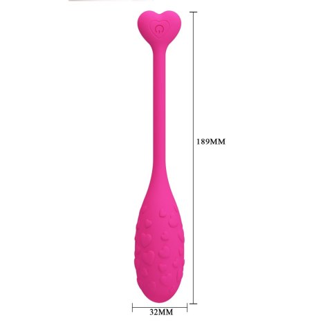 Wibrujące Jajko sterowane aplikacją - Fisherman Pink, 12 vibration functions Mobile APP remote control Pretty Love