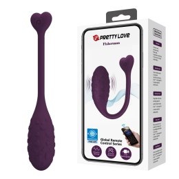 PRETTY LOVE - Fisherman Purple, 12 vibration functions Mobile APP remote control Pretty Love