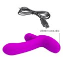 Wibrator punktu G i łechtaczki - Geri Purple, 12 vibration functions 3 licking settings Wireless remote control Pretty Love