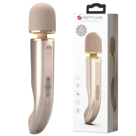 Wibrator, Masażer - Interesting Massager Gold 5 levels of speed control 7 vibration functions Pretty Love