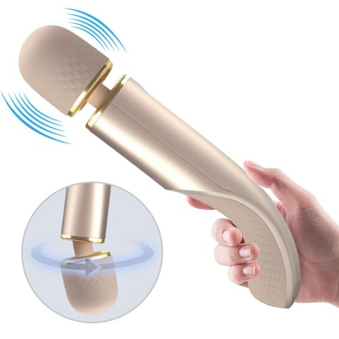 Wibrator, Masażer - Interesting Massager Gold 5 levels of speed control 7 vibration functions Pretty Love