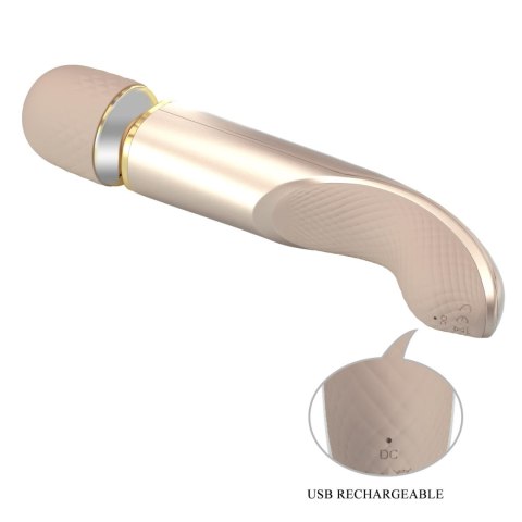 Wibrator, Masażer - Interesting Massager Gold 5 levels of speed control 7 vibration functions Pretty Love