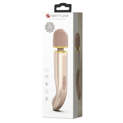 Wibrator, Masażer - Interesting Massager Gold 5 levels of speed control 7 vibration functions Pretty Love