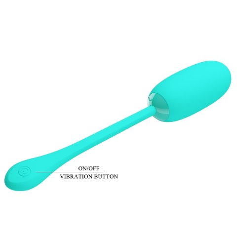 Wibrujące Jajko - JULIUS EGG Green 12 function vibrations Pretty Love