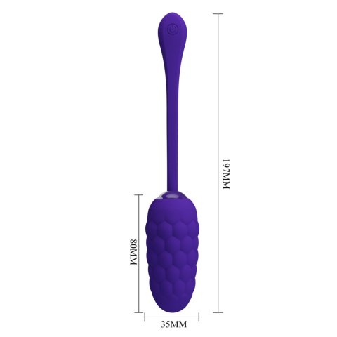 Wibrujące Jajko - MARINA EGG Purple 12 vibration functions Pretty Love