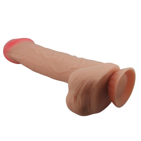 Dildo 26 cm - Sliding Skin 10,2'' Flesh Suction base Bendable TPR Baile