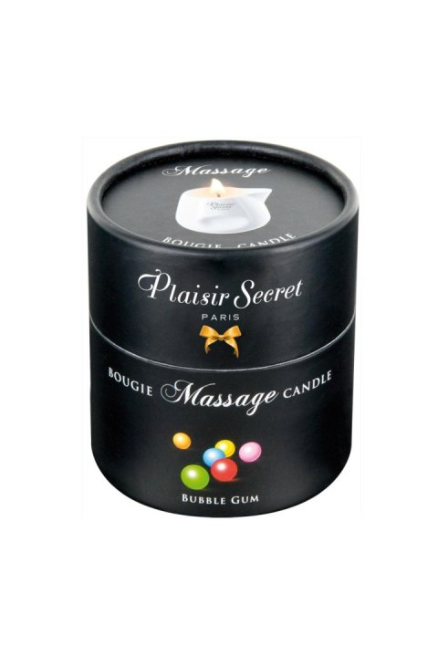 Świeczka do masażu - BUBBLE GUM MASSAGE CANDLE 80ML Secret Pleasure