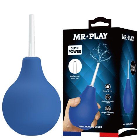 Gruszka do higieny intymnej - ANAL DOUCHE BLUEB (224 ml) Mr. Play