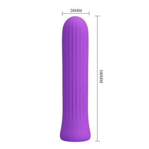 Wibrator - Blanche Dark Purple, 12 vibration functions Memory function Pretty Love