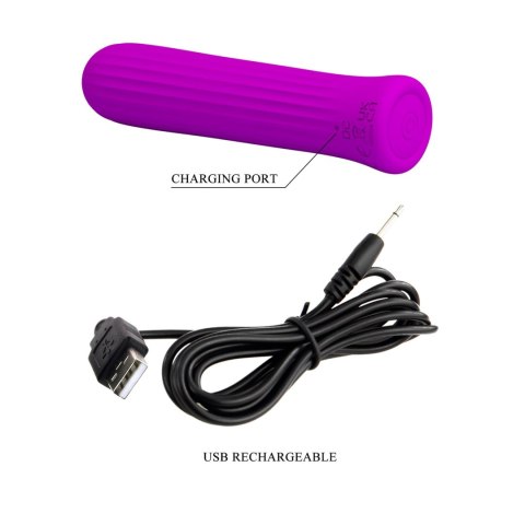 Wibrator - Blanche Purple, 12 vibration functions Memory function Pretty Love