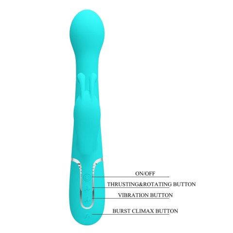 Wibrator - Dejon Twinkled Tenderness, 7 vibration functions 4 thrusting settings 4 rotation functions Pretty Love