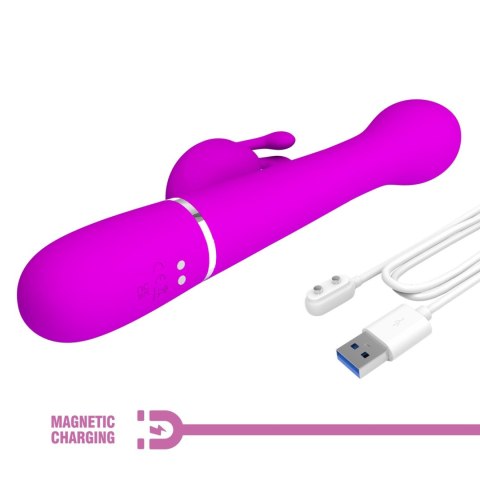 Wibrator - Dejon Twinkled Tenderness Purple, 7 vibration functions 4 thrusting settings 4 rotation functions Pretty Love