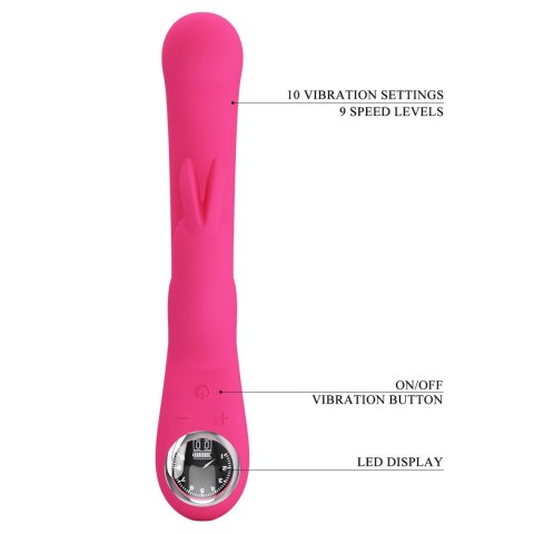 Wibrator - Lamar Pink, 10 vibration functions 9 speed levels Pretty Love