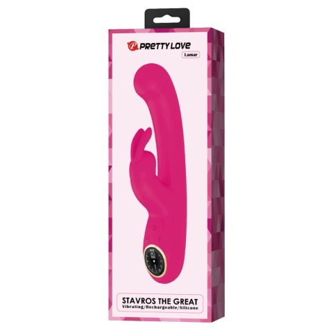 Wibrator - Lamar Pink, 10 vibration functions 9 speed levels Pretty Love