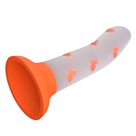 Dildo 17 cm świecące w ciemności - Magical Nightfall, Luminous Suction base Pretty Love