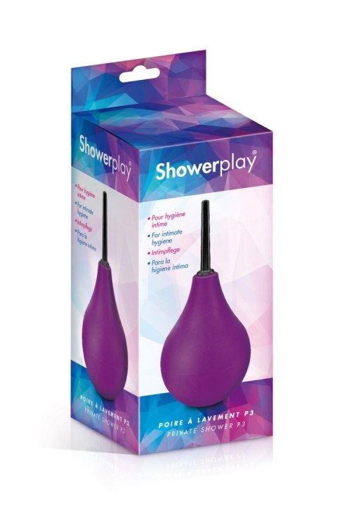 Gruszka, irygator intymny - PURPLE ENEMA BEAR 224ML Showerplay