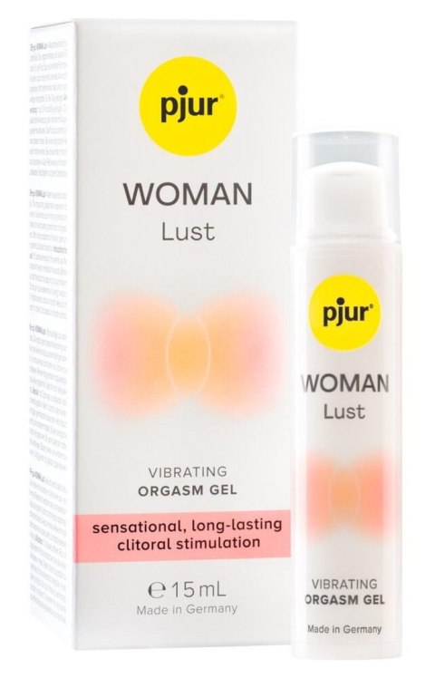 Żel stymulujący łechtaczkę - Pjur WOMAN Lust, 15 ml - Vibrating Orgasm Gel Pjur