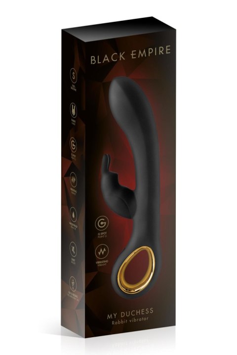 Wibrator Królik - RABBIT MY DUCHESS BLACK EMPIRE VIBRATOR Black Empire