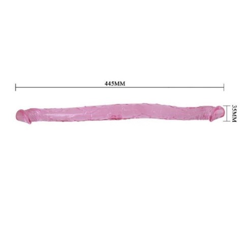 Podwójne dildo 45cm - DOUBLE DONG PINK 450mm 17,7"" Baile