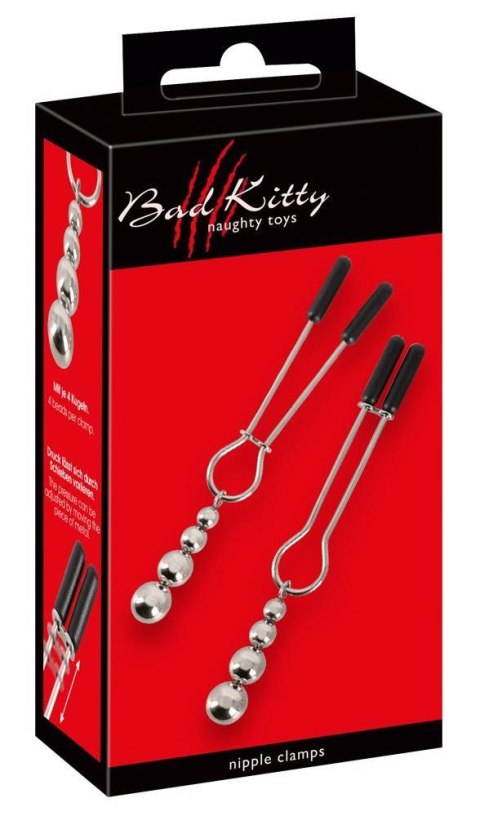 Zaciski na sutki - Bad Kitty Nipple Clamps Bad Kitty