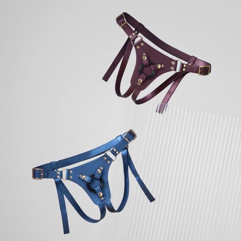 HARNESS SIMILI GENEROUS - ONE SIZE - AUBERGINE Strap-on-me