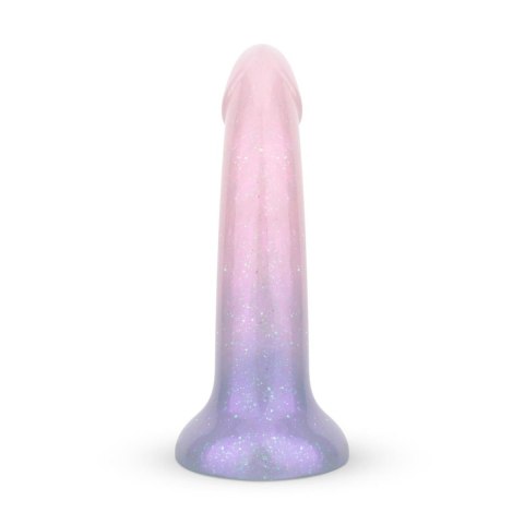 Kolorowe, żelowe dildo - Mermaid Ombre Dildo - 17 cm EasyToys