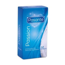 Passion stimulating condoms 12 pcs Pasante