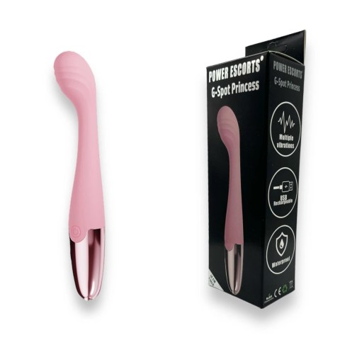 Wibrator punktu G - Pink - G Spot Princess - 18 Cm / 7 Inch Silicone G Spot Vibrator