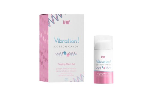 Żel z efektem wibracji - VIBRATION COTTON CANDY NEW Intt