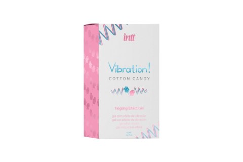 Żel z efektem wibracji - VIBRATION COTTON CANDY NEW Intt