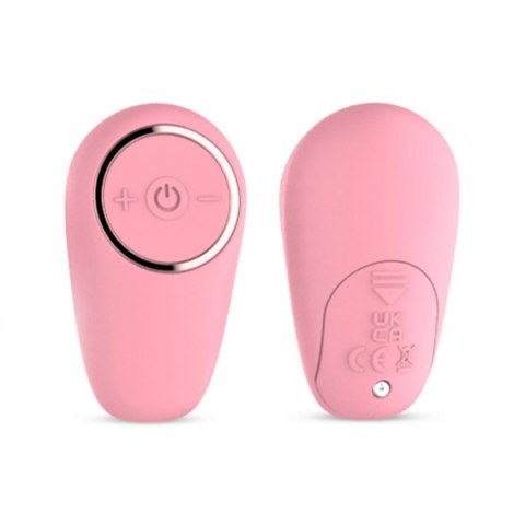 Wibrator, Stymulator Łechtaczki z Pilotem - Vibe Pad Tapping + Vibrating - Pink EasyToys