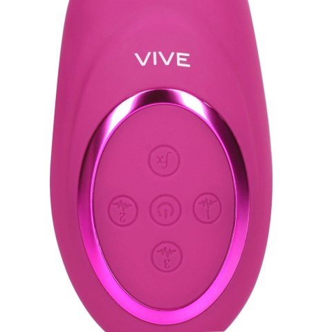 Wibrator punktu G - Gen - Rechargeable Triple Action G-Spot Vibrator with Pulse Wave and Vibrating Bristles - Pink Vive