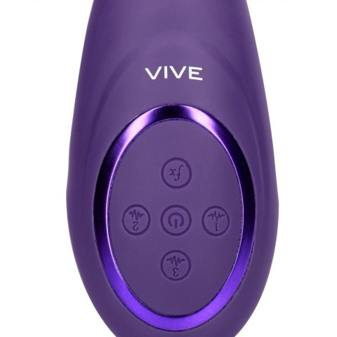 Wibrator punktu G - Gen - Rechargeable Triple Action G-Spot Vibrator with Pulse Wave and Vibrating Bristles - Purple Vive