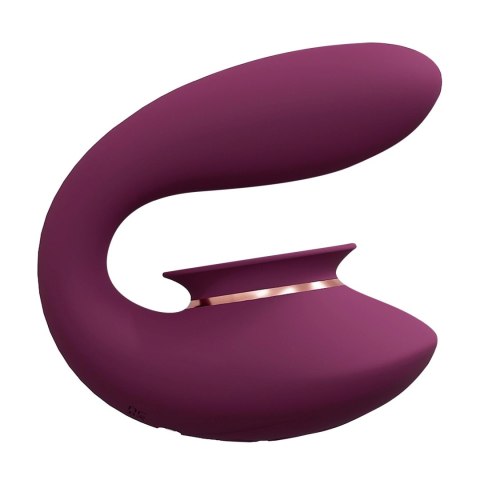 Twitch 3 - Rechargeable Vibrator & Suction - Silicone - 10 Speed - Burgundy Innovation