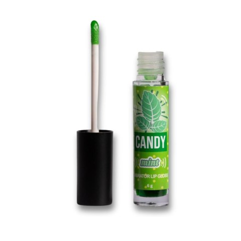 Wibrujący błyszczyk na usta - CANDY Vibrator lip gloss - Mint 6g. 'CANDY'